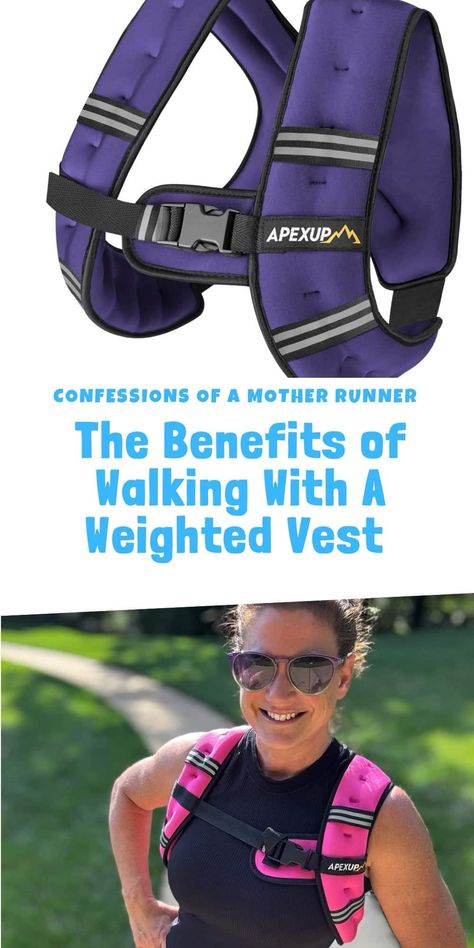 Benefits of Walking With A Weighted Vest Walking With Weighted Vest, Weighted Vest Workout For Women, Diy Weighted Vest, Weighted Vest Diy, Weighted Vest Workout, Weight Vest Workout, Walking With Weights, Health Benefits Of Walking, Walking Gear