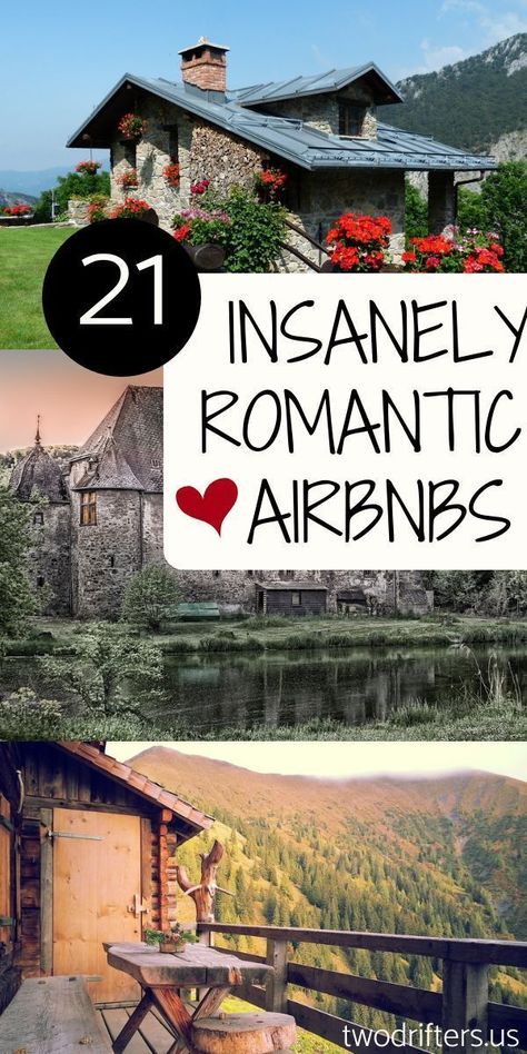 We've researched thoroughly to bring you 21 of the most insanely romantic Airbnbs across the globe. Perfect for a honeymoon or a romantic getaway for two. #travel #romance #honeymoon #airbnb Honeymoon Airbnb, Travel Romance, Vacation Locations, Romantic Travel Destinations, And So It Begins, Backpacking Europe, Romantic Vacations, Romantic Getaway, Honeymoon Travel