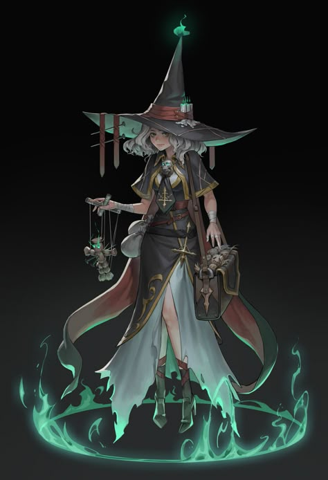 Witch Characters, Samurai Artwork, Female Character Concept, Modern Witch, Dungeons And Dragons Characters, Modern Fantasy, Witch Art, A Witch, Illustration Character Design