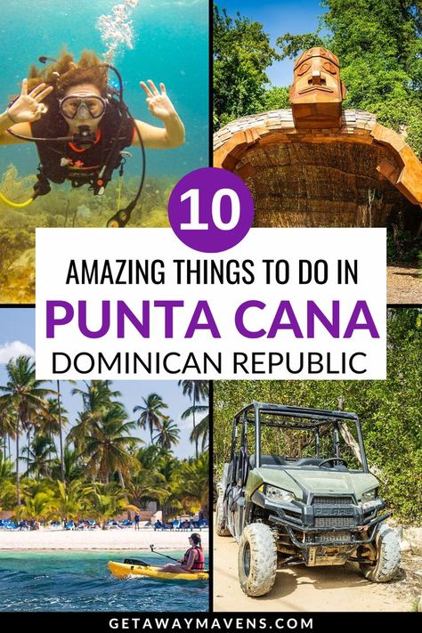 Here is the ultimate guide to Punta Cana! We are sharing the 10 best things for couples to do in Punta Cana in the Dominican Republic. From stunning beaches and fun water sports to romantic restaurants and local cultural destinations, Punta Cana has it all. Go snorkeling, take an ATV tour, go beachcombing, explore the National Park, and much more. Don't forget to check out our packing list, the best time to visit for optimal weather and fewer crowds. Get ready for a romantic getaway! Things For Couples, Couples Things To Do, Romantic Restaurants, Girls Weekend Getaway, Best Weekend Getaways, Punta Cana Dominican Republic, Atv Tour, Romantic Things To Do, Romantic Restaurant