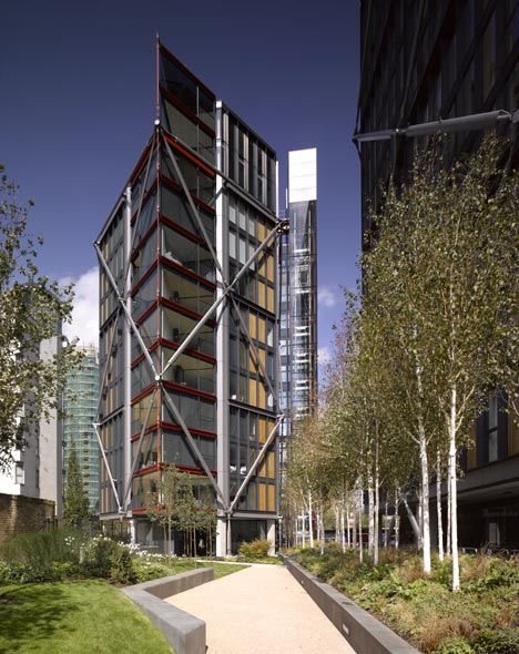 NEO Bankside by Rogers Stirk Harbour + Partners Structural Expressionism, Architect Career, Richard Rogers, Landscape Gardening, Glass Pavilion, Steven Holl, Sou Fujimoto, Commercial Landscaping, Tall Buildings