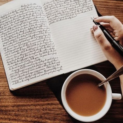 Aesthetic Writing, Journal Aesthetic, Dark Academia Aesthetic, Studying Inspo, Academia Aesthetic, A Pen, Coffee And Books, Study Inspiration, A Cup Of Coffee