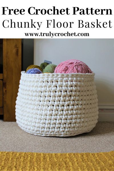 Crochet Storage Baskets Free, Diy Crochet Basket, Modern Shawl, Floor Basket, Scrap Crochet, Beginner Friendly Crochet, Basket Tutorial, Crochet Basket Pattern Free, Crochet Storage Baskets