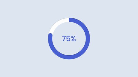 In this program (Circular Progress Bar), at first, on the webpage, this circular progress bar is in the initial stage where there is no circle animation and the percentage of this bar is also stops at 0%. And when you refresh the browser then the circular bar creates the color fill effect and the percentage of this bar is also starts increasing. When it completed 100%, the fill effect stops filling as well the percent number also stop increasing. How To Find Center Of Circle, Progress Bar Animation, Progress Bar In Excel, Css Button Animation, App Navigation Bar, Circular Bar, Loading Animation, Circle Animation, Circle Bar