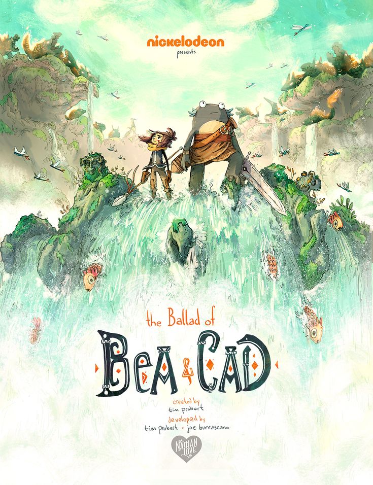 the book cover for the tale of bea and cad