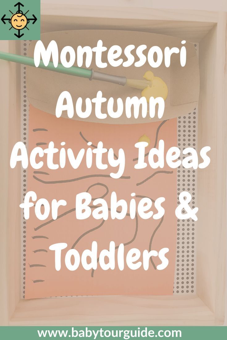 montessoi autumn activity ideas for babies and toddlers