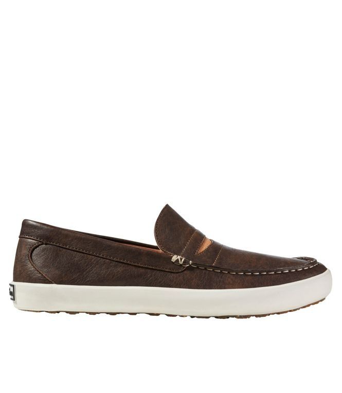 Men's Mountainville Shoes, Penny Slip-On | Sneakers & Shoes at L.L.Bean Brown Swift Leather Casual Slip-ons, Casual Leather Slip-ons With Textured Sole, Casual Brown Leather Slip-ons, Casual Loafers With Ortholite Insole And Round Toe, Casual Leather Slip-on Sneakers For Walking, Casual Swift Leather Slip-ons With Round Toe, Casual Brown Slip-ons With Textured Sole, Casual Loafers With Rubber Sole For Walking, Casual Leather Boat Shoes With Removable Insole