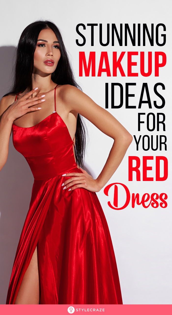 Short Nails For Red Dress Ideas, Make Up Look For Red Gown, Makeup Look On Red Dress, Make Up Look For Red Outfit, Makeup Looks On Red Dress, Eyeshadow Looks For A Red Dress, Red Dresses Makeup, Make Up Ideas For A Red Dress, Makeup Looks That Go With Red Dresses