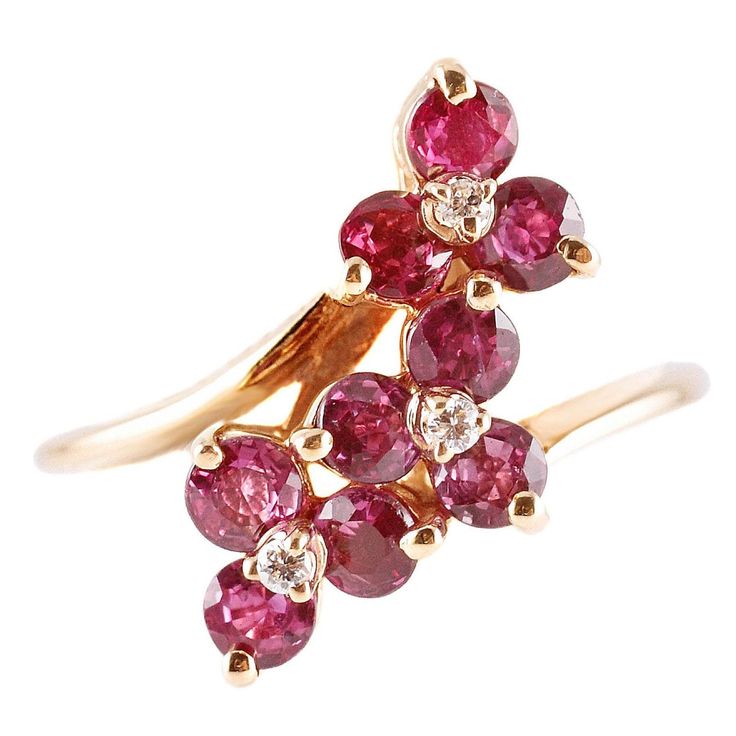 1.50 Carat Ruby Diamond Ring Red Cluster Diamond Ring With Brilliant Cut, Cluster Ruby Ring With Rose Cut Diamonds, 14k Gold Red Cluster Ring With Rose Cut Diamonds, 14k Gold Cluster Ruby Ring With Brilliant Cut, 14k Gold Ruby Cluster Ring With Brilliant Cut, Cluster Ruby Diamond Ring, Cluster Ruby Ring With Diamond Accents, Diamond Cluster Ruby Ring With Diamond Accents, Cluster Ruby Ring With Diamonds