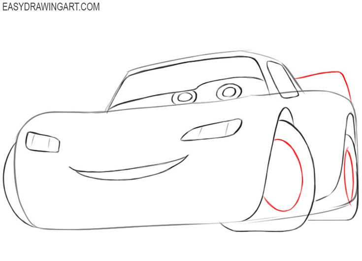 how to draw cars from the movie cars