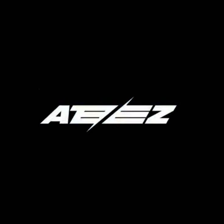 the logo for aeezz is shown in black and white on a dark background