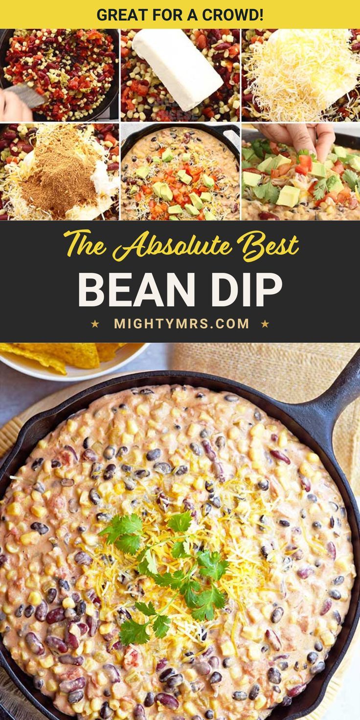 the absolute best bean dip recipe