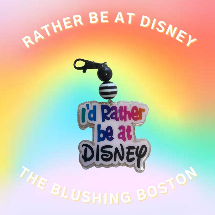 i'd rather be at the disney logo