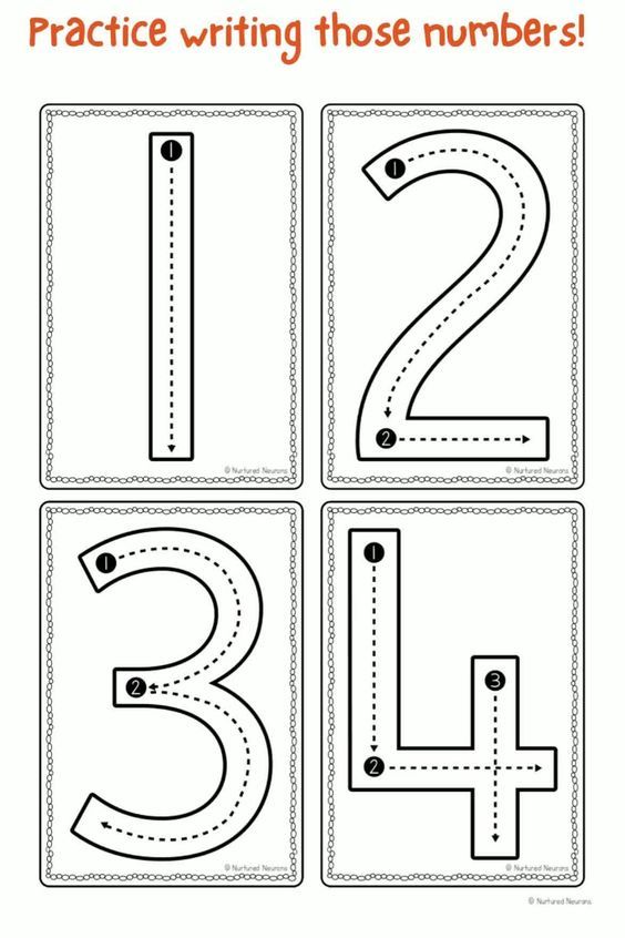 the number three worksheet for preschool to practice numbers 1 - 10 with pictures