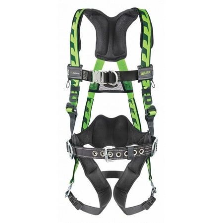 Full Body Harness, Harness Style Vest, Specialty Working Conditions Not Applicable, Safety Features Belt, Chest Strap Buckles Quick-Connect, Harness Color Green, Harness D-Ring Material Steel, Harness Sizing L/XL, Includes Padding Yes, Leg Strap Buckles Quick-Connect, Padding Location Back, Leg, Shoulder, Torso Adjustment Cam, Weight Capacity 400 lb, Harness Application Climbing, Positioning, D-Ring Locations Back, Chest, Hips, RFID Equipped Yes, Industry Construction, General Industry Harness Style, Full Body Harness, Style Vest, Chest Strap, Safety Equipment, Body Harness, Comfort Design, Vest Fashion, Personal Protective Equipment