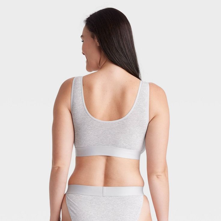 Stay comfortable and stylish at home or when running errands in this Cotton Stretch Unlined Scoop Bralette from Auden™. The jersey pullover bralette is made of a cotton-blend fabric with added spandex for a flexible fit that moves with you, while the full lining provides extra coverage. The fashionably simple bralette features wireless unlined cups for added comfort and a sleek, smooth look. Auden™: Fit for you in every way. Cotton Sports Bra With Built-in Bra For Loungewear, Cropped Bra With Built-in Bra For Loungewear, Everyday Cotton Bra With Light Support, Casual Cotton Seamless Bra, Everyday Cotton Bra, Cotton Sports Bra With Built-in Bra And Stretch, Cotton Sports Bra With Built-in Bra, Everyday Cotton Nursing Bra With Built-in Bra, Stretch Cotton Sports Bra With Built-in Bra