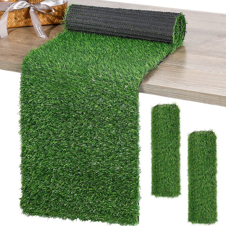 PRICES MAY VARY. 2 Packs for Use: the package you will get is contained 2 packs of artificial grass table runner in rectangle, lifelike and vivid, suitable for you to adorn your table at some informal or formal party, bringing more fun for your guests Cover your table: each artificial grass decor comes with proper width and length, and its height is about 2.5 cm/ 0.98 inch, large and thick enough to be placed on a table for 3-4 people; They are all cut by hand, and there may be errors within 3 c Golf Table Decorations, Moss Table Runner, Moss Table, Grass Placemats, Golf Theme Party, Tractor Birthday Party, Golf Birthday Party, Faux Moss, Football Birthday Party