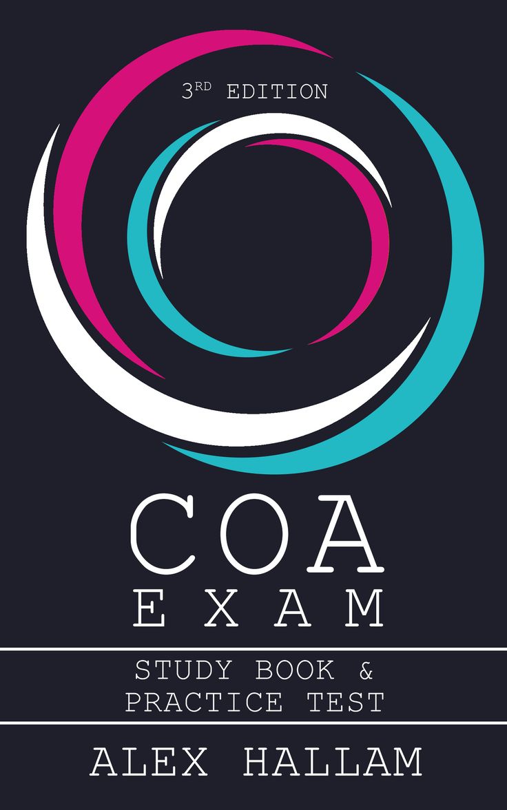 the logo for caa exam study book and practice test by alex hallam,