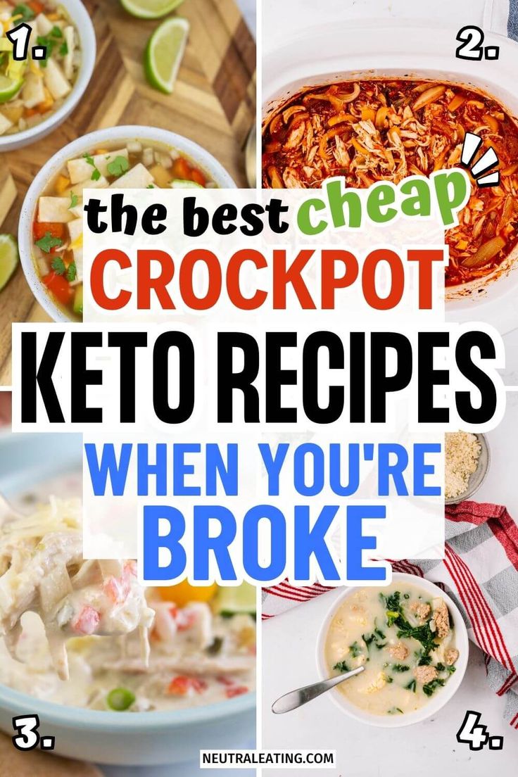 the best cheap crockpot keto recipes when you're broke