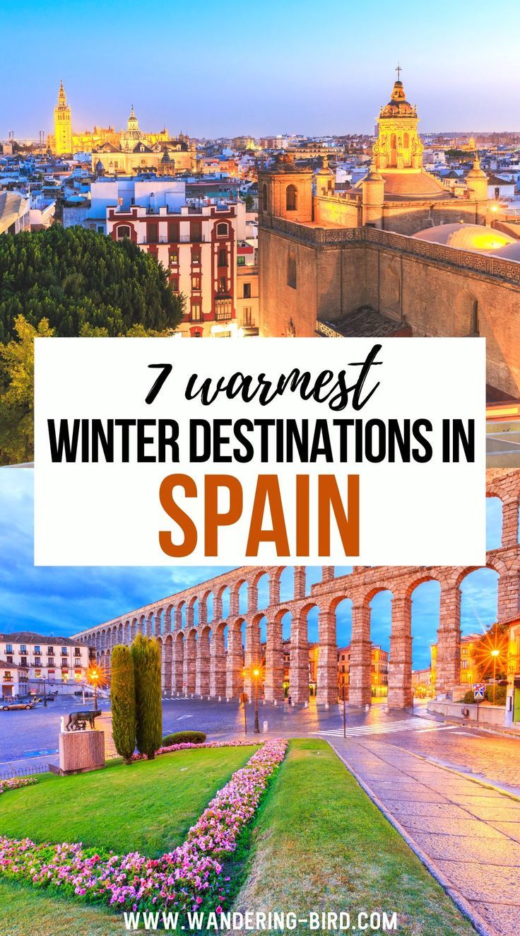 7 Warmest Winter Destinations in Spain Winter In Spain, Spain In Winter, Spain Cities, Spain Winter, Winter In Europe, Things To Do In Spain, Places To Visit In Spain, Spain Travel Outfits, Cities In Spain