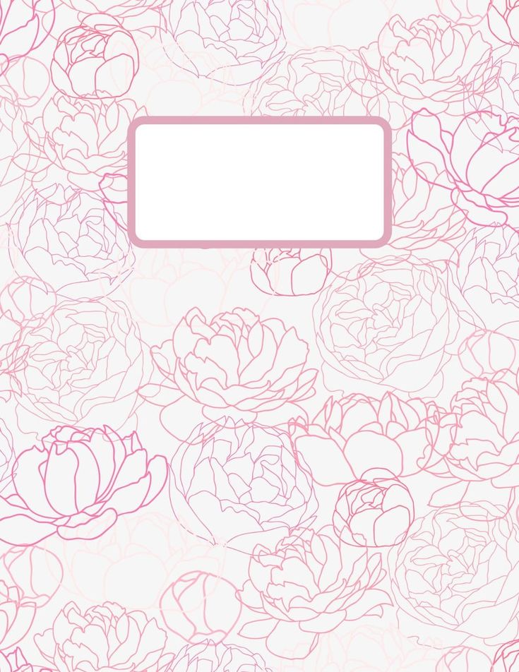 an image of a pink flower background with a white space in the center for text