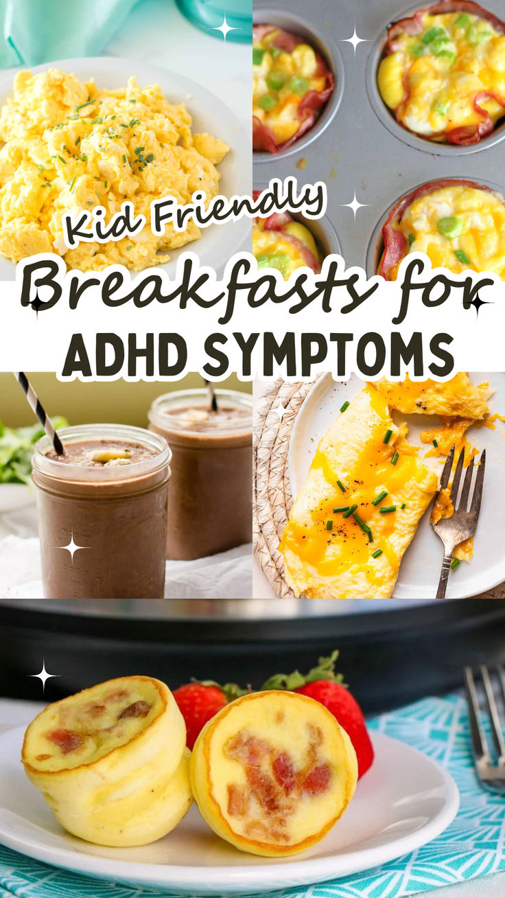 Diet can play a significant role in managing ADHD symptoms in children, here are some great breakfasts for ADHD Kids that will help manage symptons during the day. Real Food Breakfast For Kids, Kids Make Ahead Breakfast, Kids Protein Breakfast Ideas, Healthy Kids Breakfast On The Go, Healthy Breakfast For Kids Before School, Kid Protein Breakfast, Healthy Breakfast Meal Prep For Kids, Easy Protein Breakfast For Kids, Low Carb Breakfast Ideas No Eggs