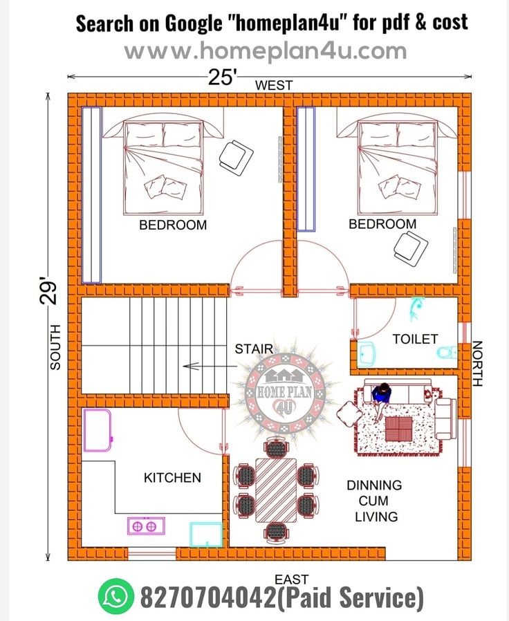 a floor plan for a house with the measurements