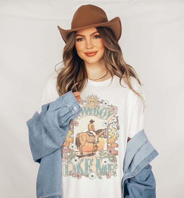 Our tees are all Bella Canvas or Gildan, and our crewneck sweatshirts and hoodies are Gildan. Super wearable and super durable. ⭐Product⭐ * 100% Airlume combed and ringspun cotton (fiber content may vary for different colors) * Light fabric (4.2 oz/yd² (142 g/m * Retail fit * Tear away label * Runs true to size 🌸Washing Instructions🌸 Machine wash cold, inside out, with like colors Only non-chlorine bleach Tumble dry low/but hang dry works best Do not iron graphic ⭐Production time⭐ (2-4 busines Soft-washed White Tops In Ring-spun Cotton, White Soft-washed Ring-spun Cotton Tops, Everyday White Ring-spun Cotton Tops, Casual Cotton Sweatshirt With Sublimation Print, Spring Crew Neck T-shirt In Ring-spun Cotton, Pre-shrunk Cotton Sweatshirt For Spring, Relaxed Fit T-shirt With Front Print For Fall, Band Merch Crew Neck T-shirt For Fall, Fall Cotton Sweatshirt With Front Print