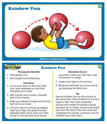 the rainbow pass instructions for children to learn how to use them in their own activities