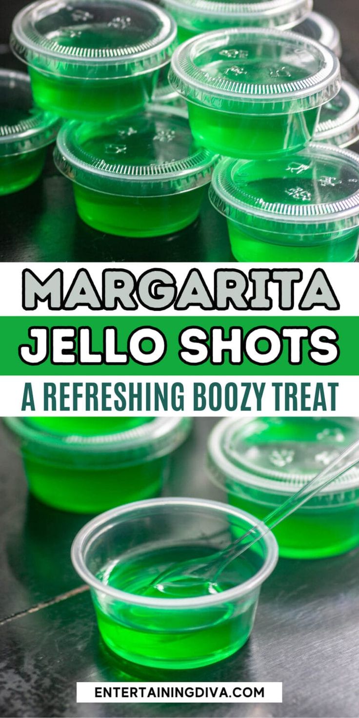 Margarita Jello Shots Recipe (Made With Tequila) | Tequila Jello Shots Margarita Jello Shots Recipe, Green Jello Shots, Malibu Jello Shots, Tequila Jello Shots, Holiday Jello Shots, Easy Jello Shots, Margarita Jello Shots, Margarita Jello, Blue Jello Shots