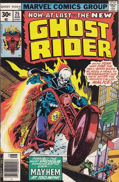 a comic book cover for ghost rider