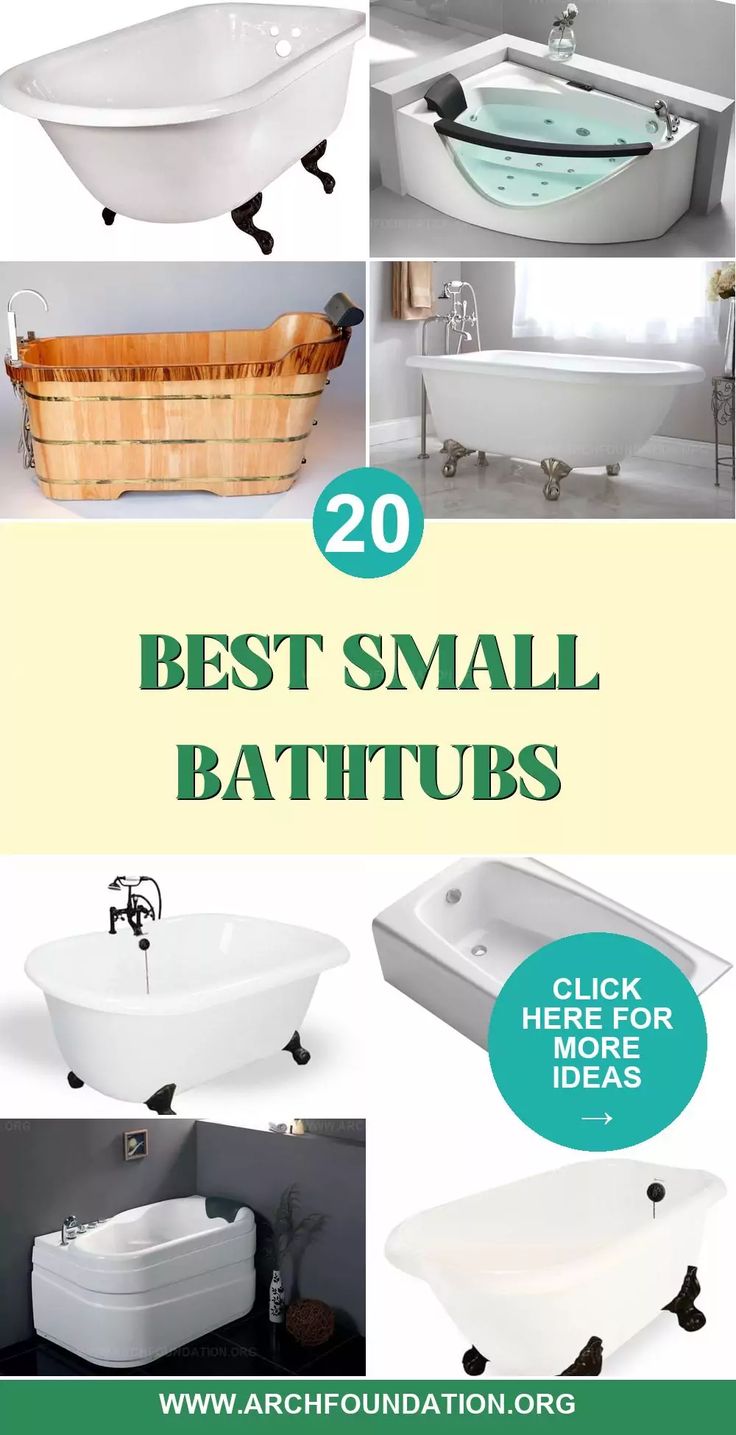 the top 20 best small bathtubs for your home or office - click here to see them