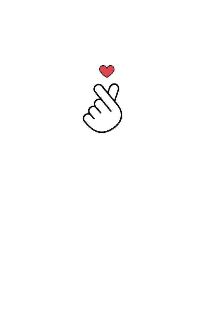 an image of a hand with a heart on it's index pointing to the left