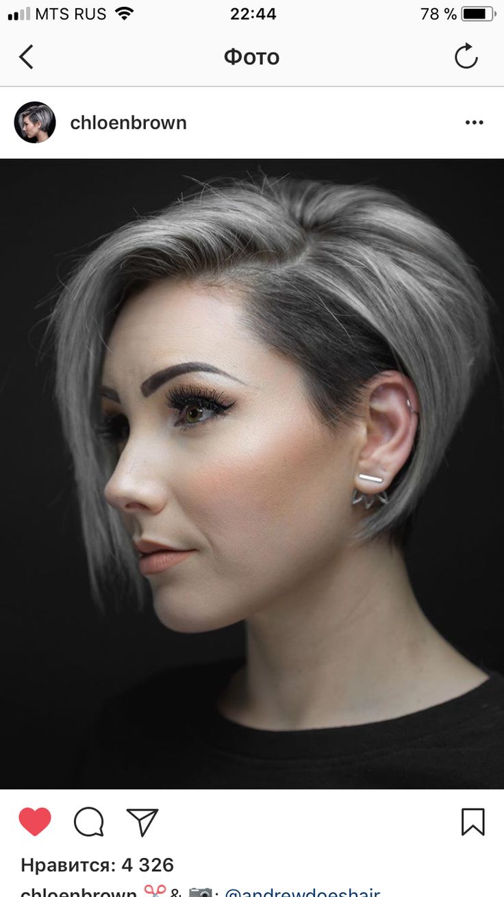 @reginagorvat How To Style Undercut Long Hair, Hairstyle Shorthair, Shaved Side, Hair 2018, Super Hair, Haircut And Color, Short Bob Hairstyles, Pixie Hairstyles, Grey Hair