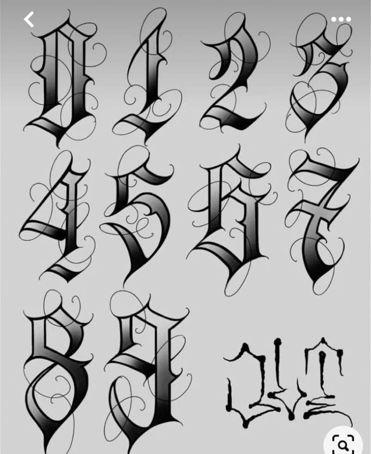 some type of calligraphy that has been drawn in the style of an old school tattoo