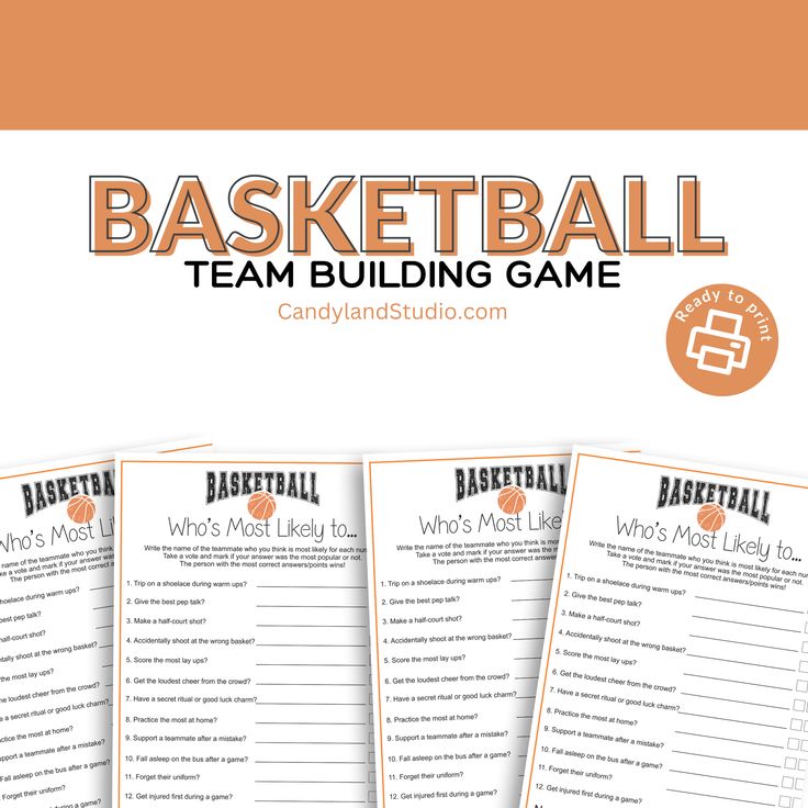 the basketball team building game for kids