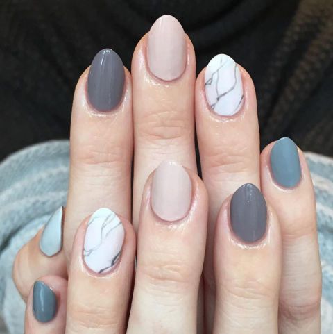 13 best summer nail art ideas: Set in stone; go for cool grey colors with a fun white marble party nail to create a look stone cool. Gray Marble Nails, Marble Party, Chic Nail Designs, Chic Nail Art, Marble Nail, Minimalist Nail Art, Her Nails, Baymax, Marble Nails