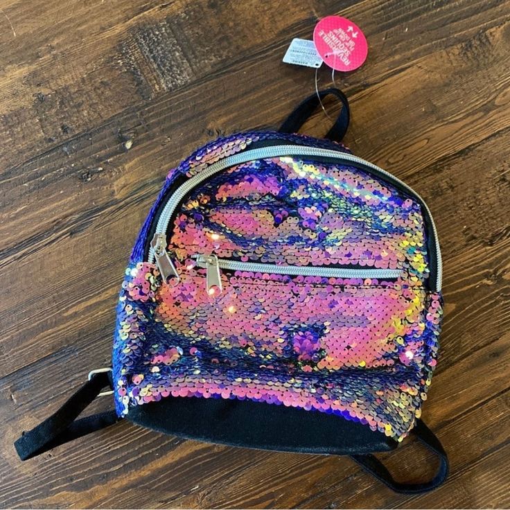 Children’s Place Flip Sequins In Purple/Pink Mini Backpack New! Trendy Purple Bags For Back To School, Trendy Purple Back-to-school Bags, Fun Purple Backpack, Cute Purple Backpack With Adjustable Strap, Trendy Purple Backpack For End Of School Year, Fun Purple Back To School Bag, Pink Mini Backpack, Pink Mini, Mini Backpack