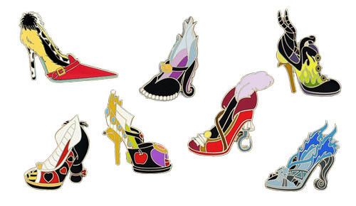 Disney Pins Sets, Disneyland Pins, Disney Pin Collections, Disney Pin Trading, Disney Patches, Designer Shoe, Snow White And The Seven Dwarfs, Disney Shoes, Hidden Mickey