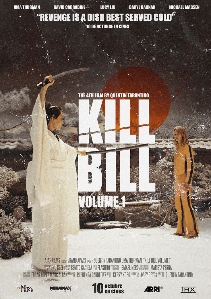 the poster for kill bill volume 1