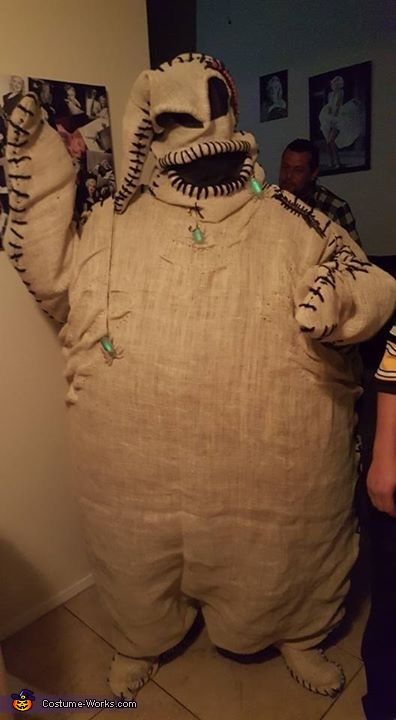 a person in a costume made to look like a monster