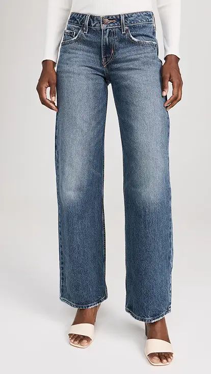 Levi's Baggy Dad Jeans | Shopbop Levi's Stretch Denim Jeans, Straight Washed Jeans For Fall, Levi's Straight Leg Denim Blue Bottoms, Levi's Straight Denim Jeans, Levi's Straight Dark Wash Jeans, Levi's Straight Hem Denim Jeans, Levi's Relaxed Fit Dark Wash Jeans, Levi's Straight Hem Jeans, Dark Wash Relaxed Fit Jeans With Zip Fly