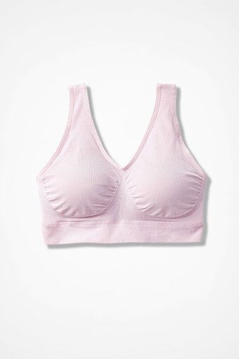 Who said bras can’t be super comfortable? This one truly is – ultra soft, seamless and wire-free in a substantial knit with plenty of stretch. Features wide straps and a smooth comfortable back with no hook-and-eye closure… simply slip over your head and feel great all day long. Imported. | Women's Wacoal B-Smooth Comfort Bra - Sand - 42 Knit Denim, Antique Roses, Blue Hydrangea, Who Said, Coldwater Creek, Wide Straps, Feeling Great, Your Head, Jeans Shop