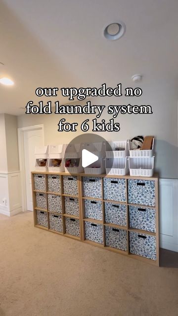 the laundry room is clean and ready to be used as a kid's playroom