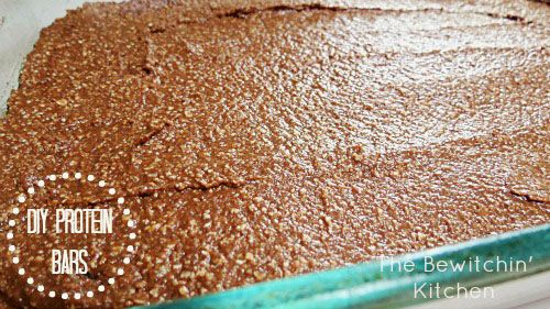 a close up of a cake in a pan on a table with text overlay