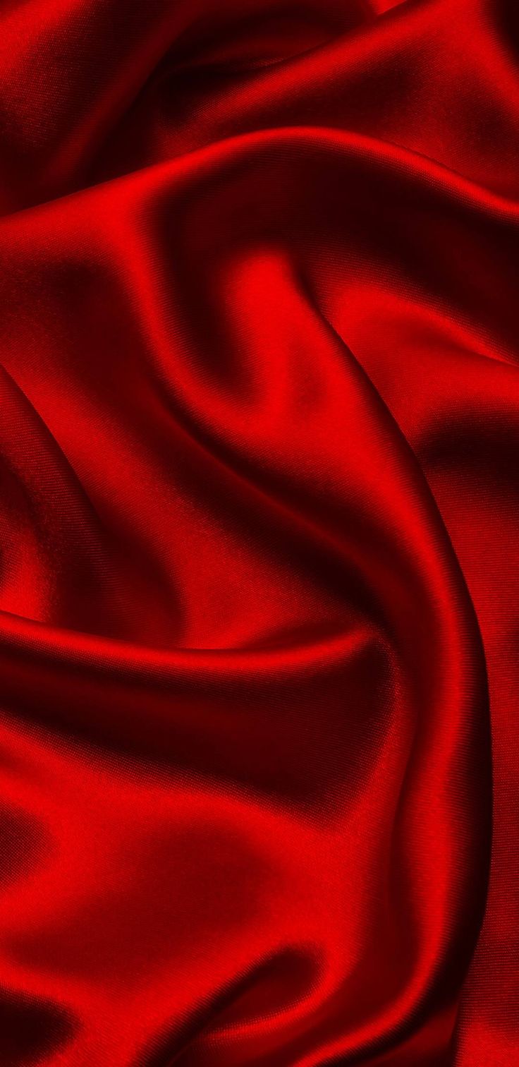 the red fabric is very soft and smooth