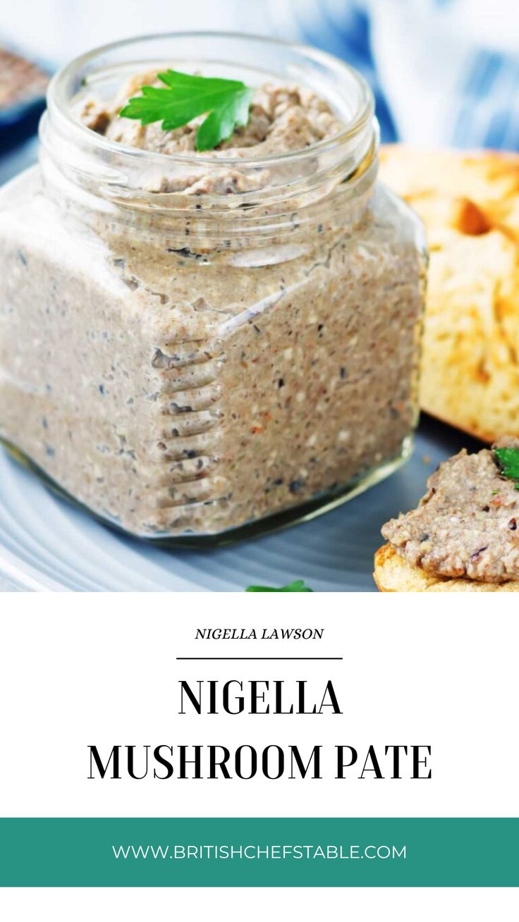 Nigella Mushroom Pate Mushroom Pate Jamie Oliver, Pine Mushroom Recipe, Vegetarian Pate Recipe, Mushroom Pate Recipe, Vegetarian Pate, Mushroom Pate, Mushroom Cheese, Nigella Lawson Recipes, Pate Recipes