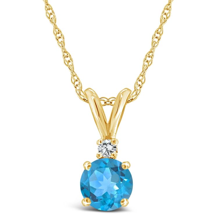 in stock Yellow Gold Topaz Necklace With Round Pendant, Yellow Gold Topaz Round Necklace, Yellow Gold Necklace With Round Topaz, Yellow Gold Blue Topaz Necklaces With Diamond Cut, Yellow Gold Blue Topaz Round Necklace, Yellow Gold Necklace With Round Blue Topaz, Mens Shoes Black, Gold Rope Chains, Top Gifts