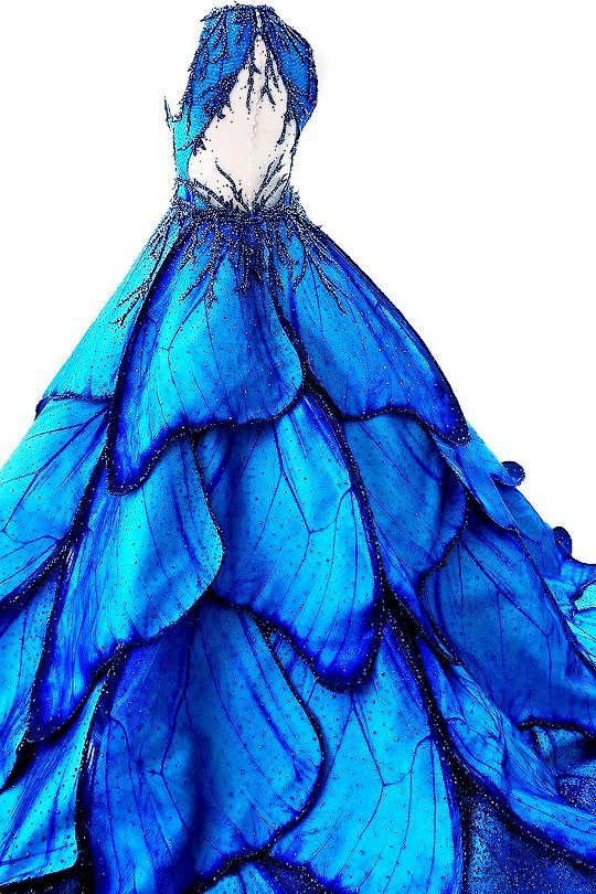 Baju Kahwin, Blue Morpho, Fantasy Dresses, Gowns Prom, Cute Prom Dresses, Ball Gowns Evening, Fantasy Gowns, Fairytale Dress, Ball Gowns Prom