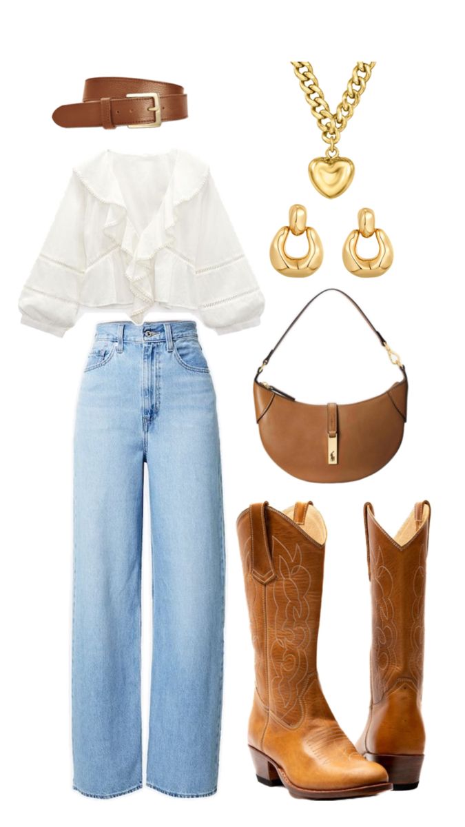 Look Boho Chic, Looks Country, Nashville Outfits, Western Style Outfits, Western Outfits Women, Cowgirl Outfits, Country Outfits, Looks Style, Lookbook Outfits